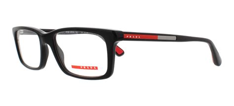 prada eyeglasses black and red|prescription sunglasses Prada.